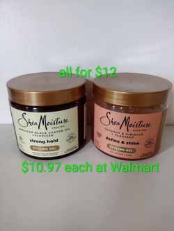 Shea Moisture Define & Shine , Strong hold Styling Gel 15 oz
