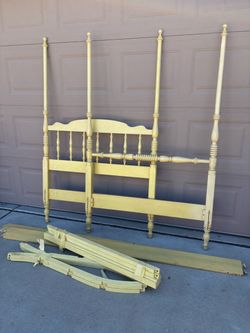 Four Poster Twin bed with Canopy