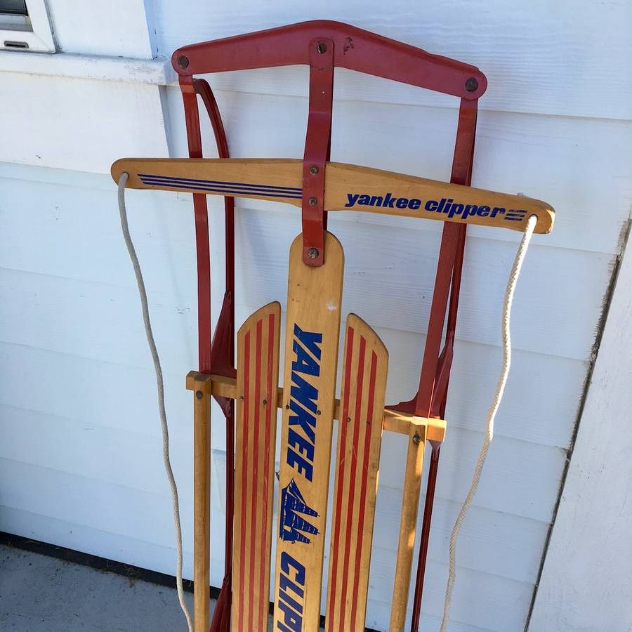 Vintage 1973 Yankee Clipper Flexible Flyer Runner Sled Model F022