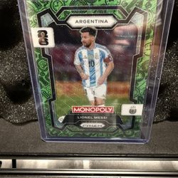 Messi Monopoly World Cup Card 