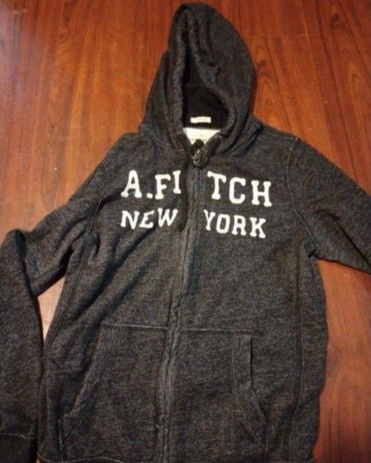 Abercrombie & Fitch Size M Fleece Hoodie Jacket Size M Adult