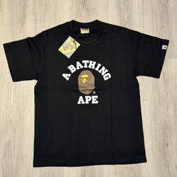 Plain Black Bape Tee
