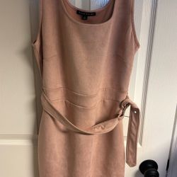 Cute Pink Velvet Dress