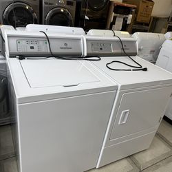 Speed  Queen top load washer and gas dryer set