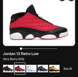 Jordan 13 Retro Low Very Berry GS