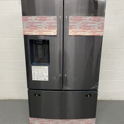 Samsung Black Stainless Steel 3 Door Refrigerator 