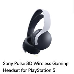 Sony Pulse 3D Wireless Headset for PS5