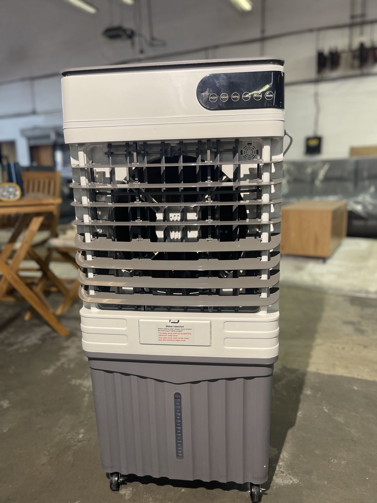 Uthfy Swamp Cooler, 2500 CFM Evaporative Air Cooler with 8.0 Gal Water Tank, 120° Oscillation, 3 Modes, 12 H Timer, Remote, 4 Ice Packs, Portable Air