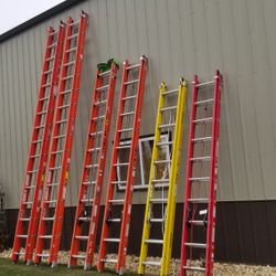Fiberglass extension Ladder Ladders 