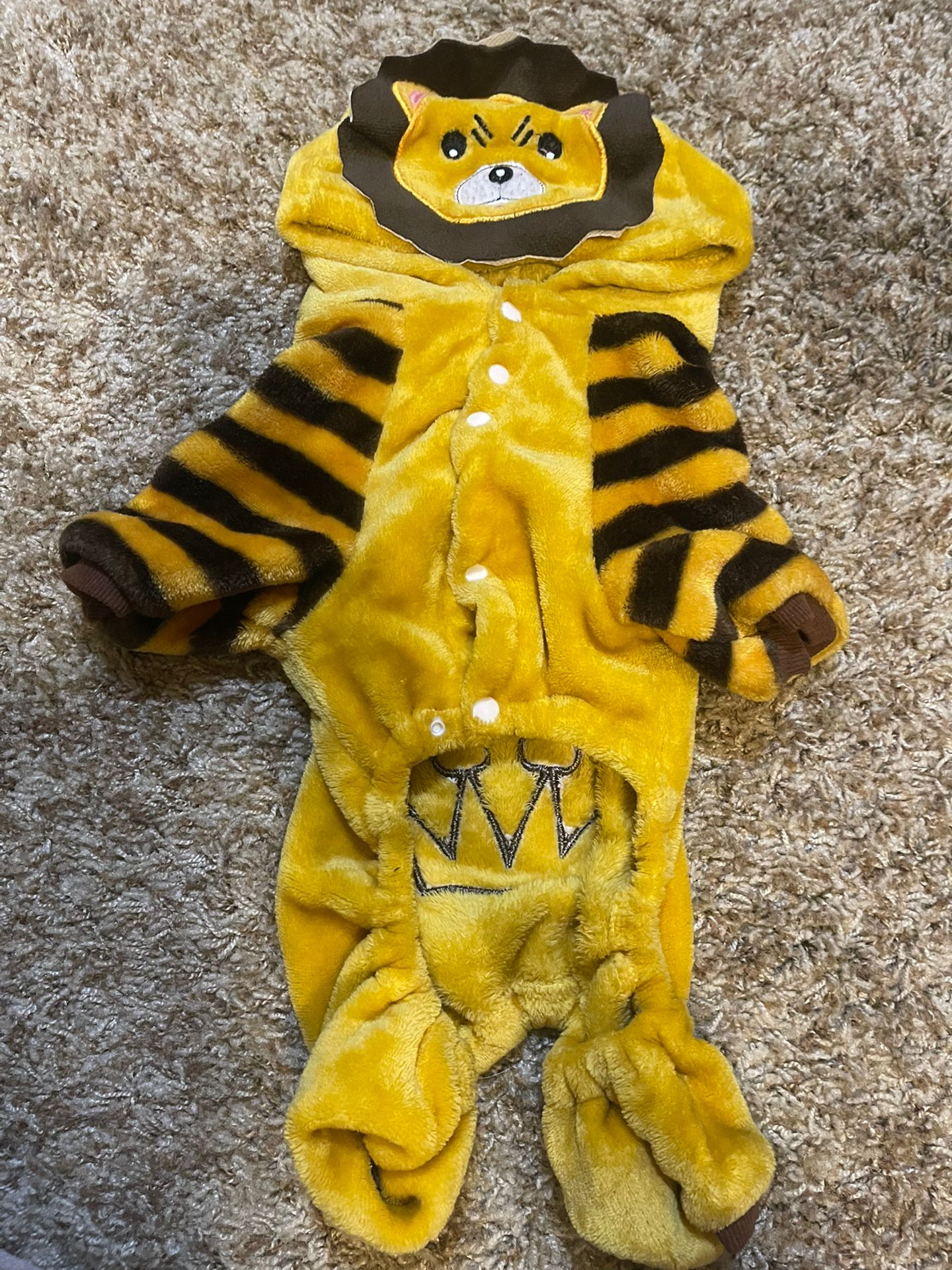 PET DOG APPAREL LION ONESIE OUTFIT