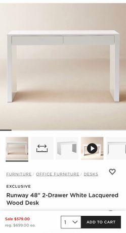 White desk