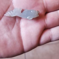 Jade Koi Fish Pendent