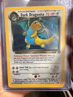 Team Rockets Dark Dragonite Holo 5/82