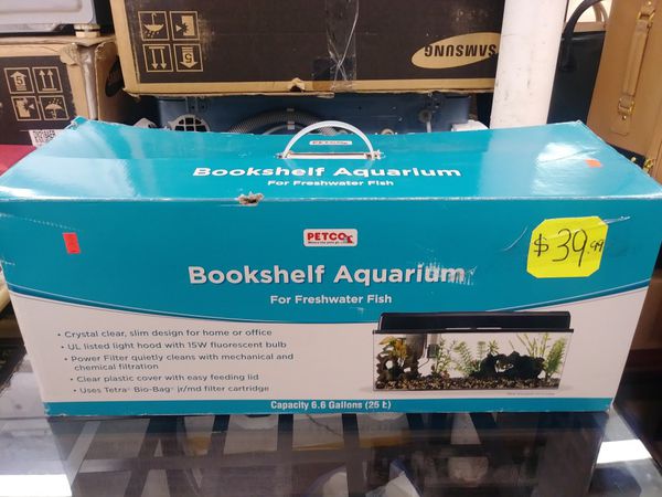 Petco Bookshelf Aquarium For Freshwater Fish For Sale In Tampa Fl