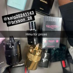 Colognes (offer prices) dm for more 