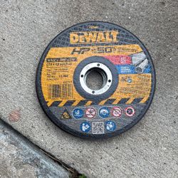 Dewalt 4 1/2” Cutting Disc 