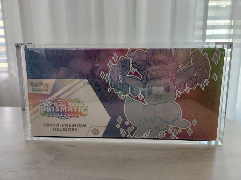 Pokemon Prismatic Super Premium Collection Acrylic Case SPC 