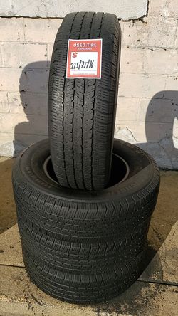 Four matching Michelin tires for sale LT225/75/16