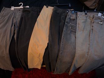 Jeans and khakis