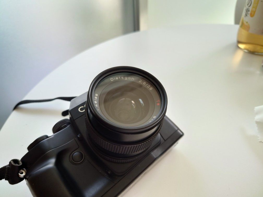 Contax RX Film Camera Body And Lens