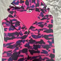 Purple Bape Hoodie