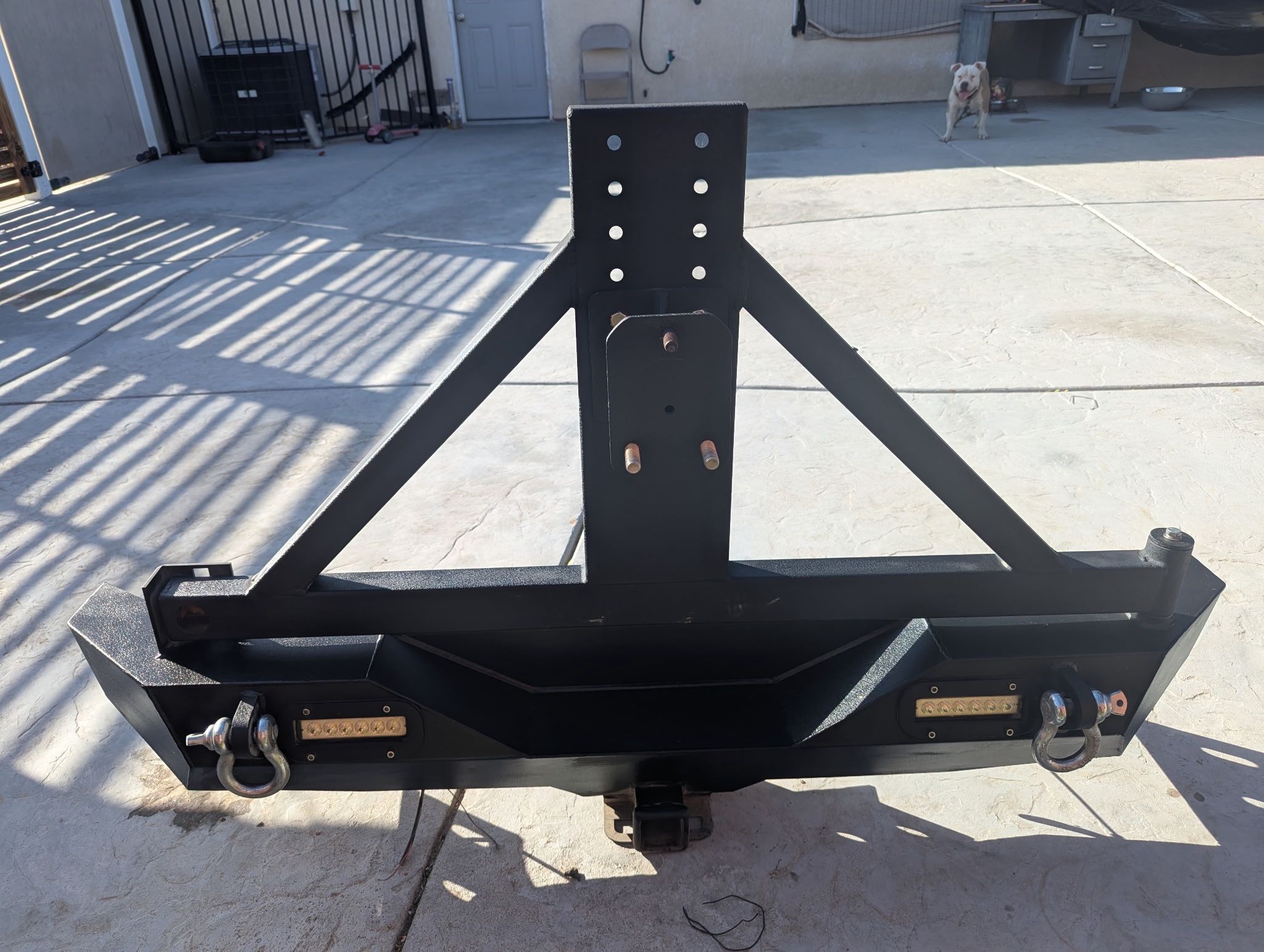 Keep Wrangler Jk Rear Bumper With Wheel Rack
