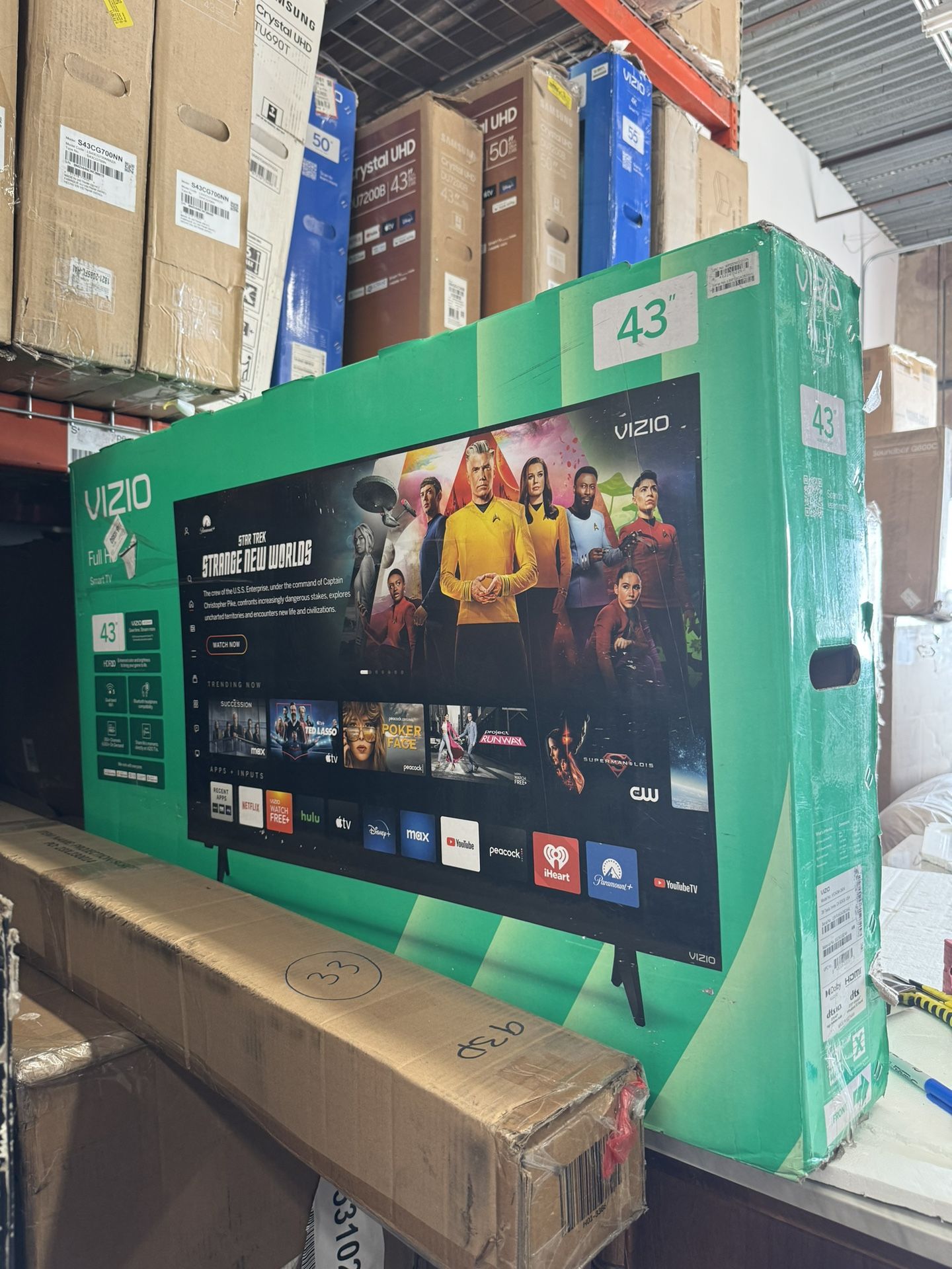 43” Class Full HD 1080p LED Smart TV (New) VFD43M-0804
