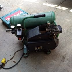 Hitachi 2 Horsepower Dual Tank Compressor