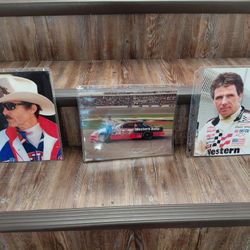 DARRELL WALTRIP and RICHARD PETTY CAR RACER PHOTOS.