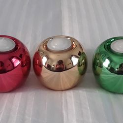 Holiday Decor Candle Holders