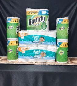 Bounty Paper Towels & Angel Soft Toilet Paper Bundle