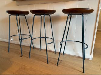 West Elm Bar Stools (3)