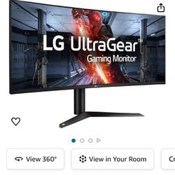 LG 38” UltraGear IPS UltraWide Gaming Monitor