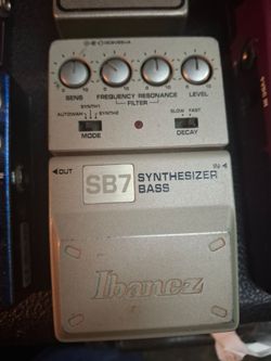 Ibanez SB7 Synthesizer Bass Effects Pedal