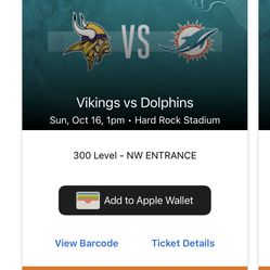 2 Seats Section 306 Row 9 