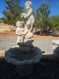 Fountain ⛲️ water rustic Italian stone