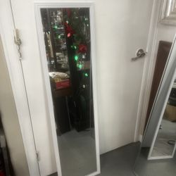 Mirror With White Frame 