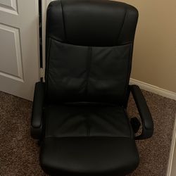 $95 Leather Desk Chair  