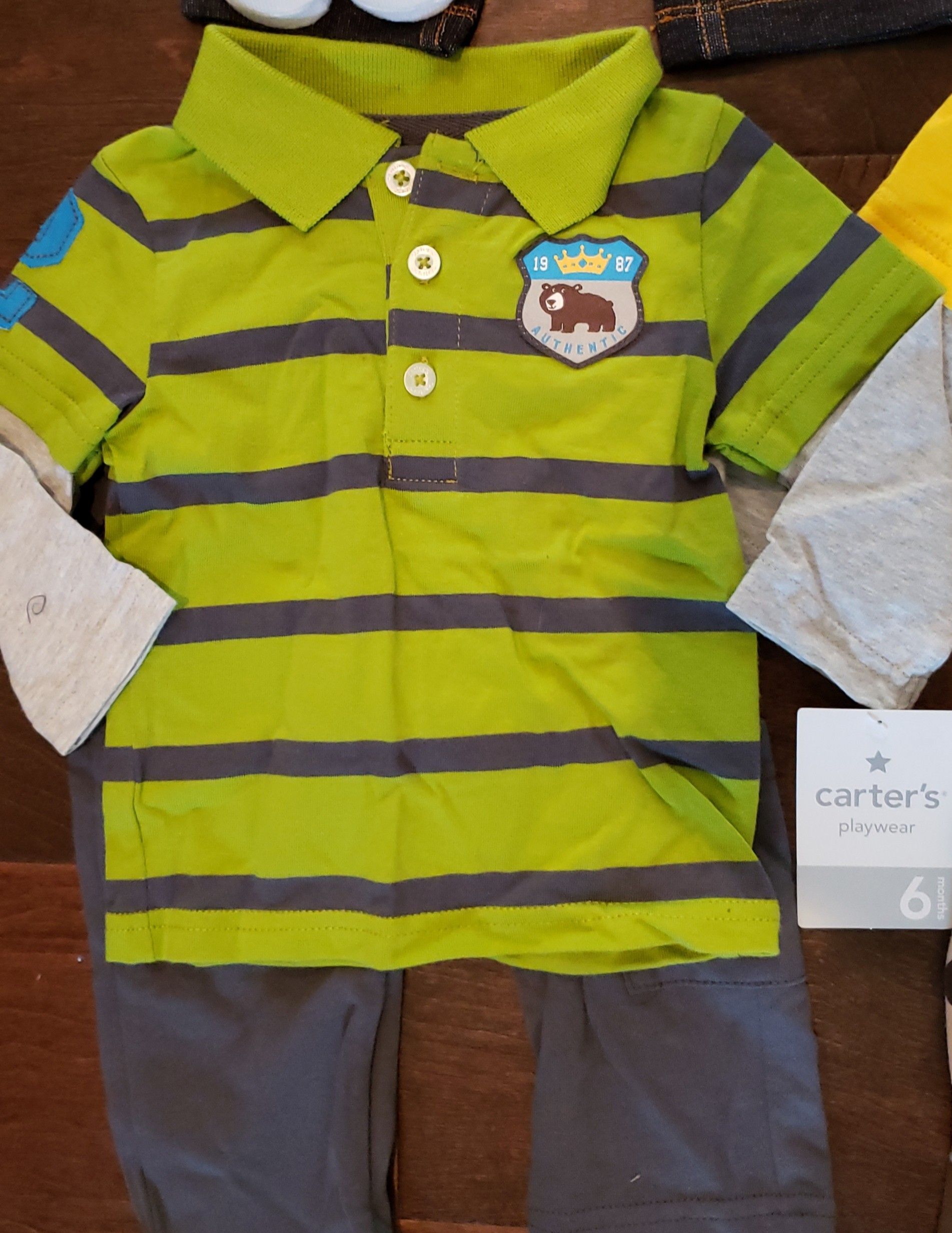 FOUR - 6 month boys outfits by Carter