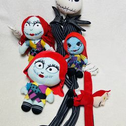 Disney Nightmare Before Christmas Plush Toys Sally Doll Lock Bracelet Plush