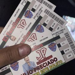 Julio Preciado Boleto Domingo Abril 2