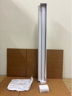 33” x 72” White Cordless Dual Layer Zebra Roller Shade (Damaged)