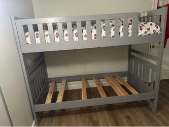 Kids Twin size bunk bed (ladder included) $150 or best offer!