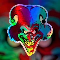 Icp Halloween Sticker 4” Holo 3 Pack