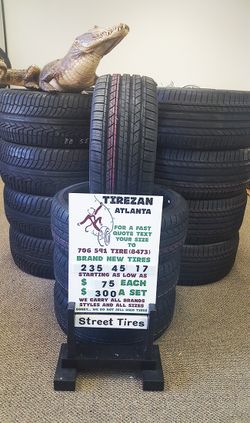 235 45 17 BRAND NEW TIRE TIRES $75 EACH $300 SET