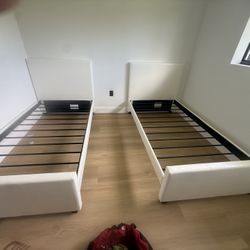 2 Twin Size Bed Frame All New Furniture And Free Delivery Free Installation 