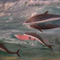 Oil painting by SandraMarie Gaglione. National artist.new oils on canvas 36"x24"