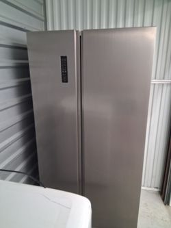 Stainless Steel Side-by-Side Refrigerator