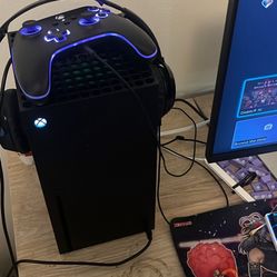 Xbox Series x + wired cont. + Headset