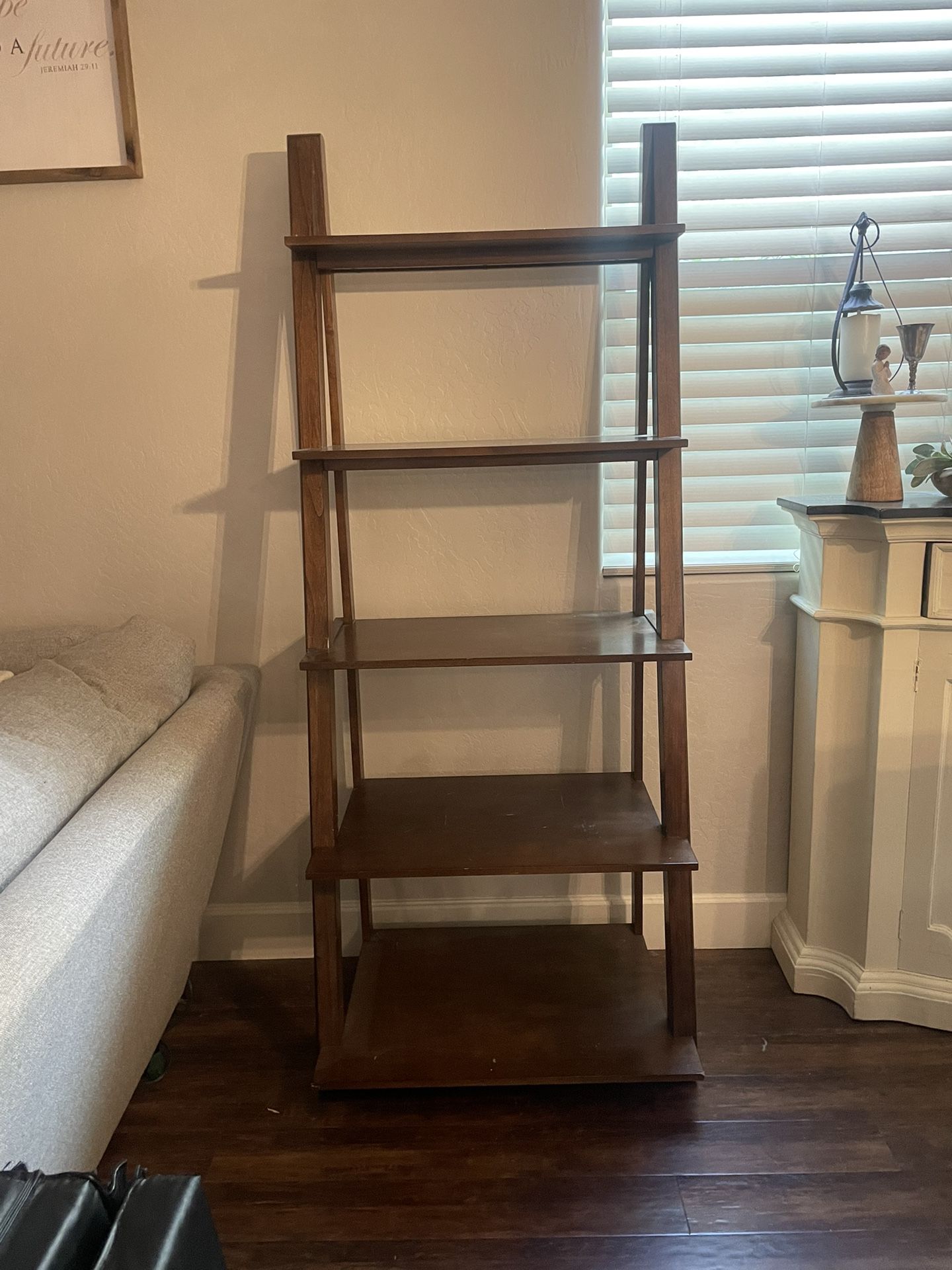 Brown Ladder Book Shelf
